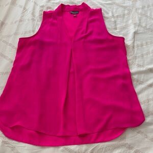 Vince Camuto Vibrant Pink Sleeveless Blouse